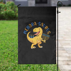 Funny Hanukkah Dinosaur Celebration Festival Of Lights Gift Garden Flag Menorasaurus TS12 Print Your Wear
