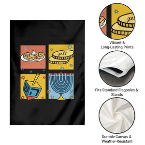 Hanukkah Garden Flag Festival Of Lights Dreidel Menorah Candle Star Gift TS12 Print Your Wear