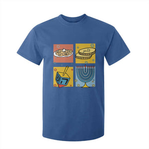 Hanukkah T Shirt For Kid Festival Of Lights Dreidel Menorah Candle Star Gift TS12 Royal Blue Print Your Wear