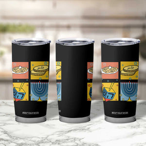 Hanukkah Tumbler Cup Festival Of Lights Dreidel Menorah Candle Star Gift TS12 Print Your Wear