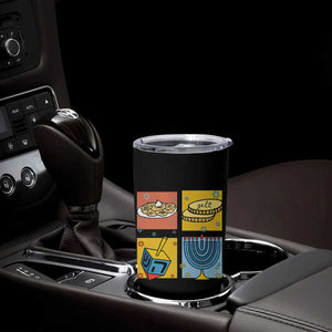 Hanukkah Tumbler Cup Festival Of Lights Dreidel Menorah Candle Star Gift TS12 Print Your Wear