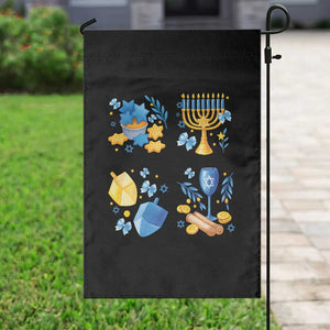Hanukkah Celebration Garden Flag Menorah Star Of David Candle Dreidel Gift TS12 Print Your Wear