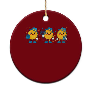 Latke For The Holidays Ceramic Ornament Hanukkah Jewish Xmas Gift TS12 1pc Red Print Your Wear