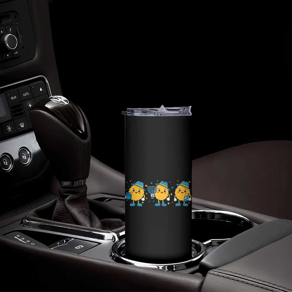 Latke For The Holidays Skinny Tumbler Hanukkah Jewish Christmas Gift TS12 Print Your Wear
