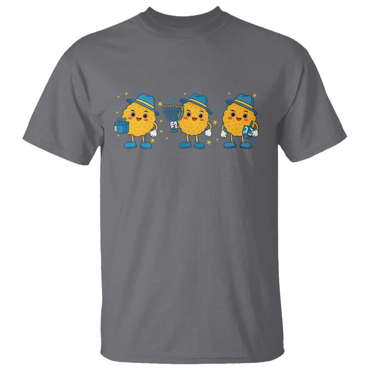 Latke For The Holidays T Shirt Hanukkah Jewish Christmas Gift TS12 Charcoal Print Your Wear