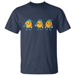 Latke For The Holidays T Shirt Hanukkah Jewish Christmas Gift TS12 Navy Print Your Wear