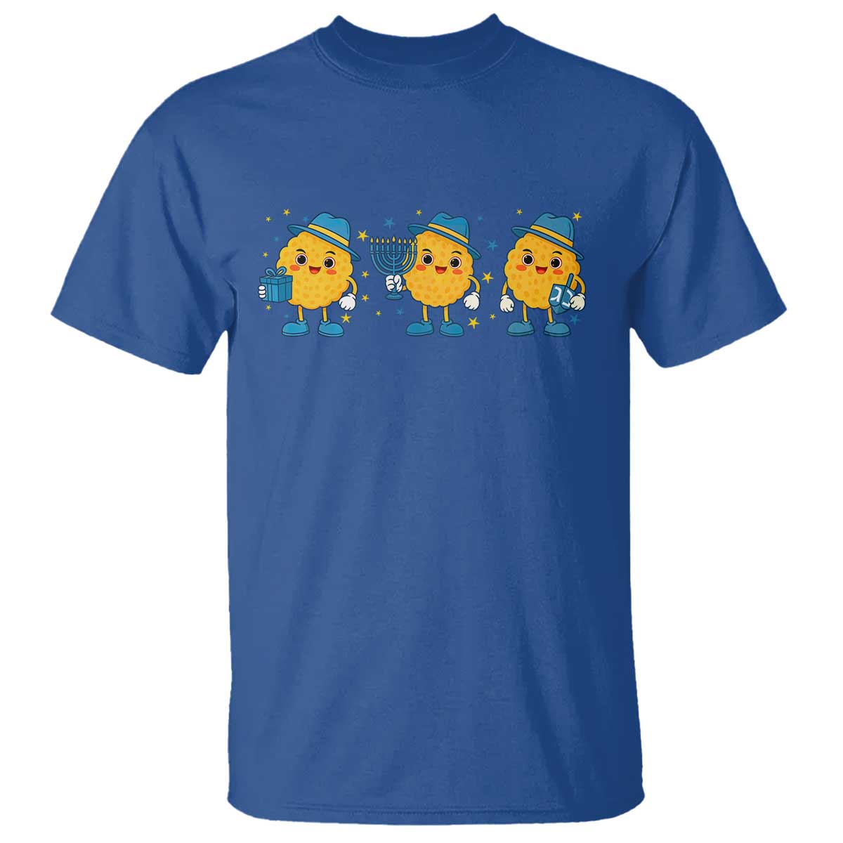 Latke For The Holidays T Shirt Hanukkah Jewish Christmas Gift TS12 Royal Blue Print Your Wear