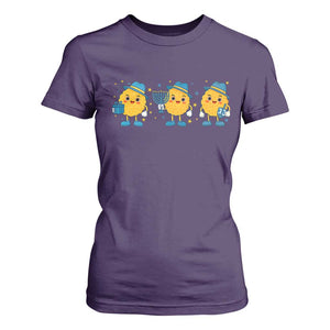 Latke For The Holidays T Shirt For Women Hanukkah Jewish Christmas Gift TS12 Purple Print Your Wear