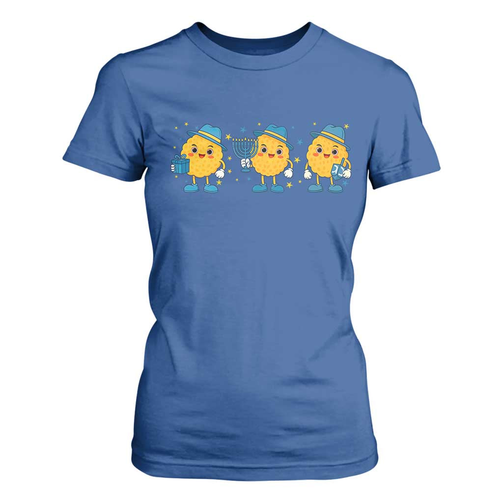Latke For The Holidays T Shirt For Women Hanukkah Jewish Christmas Gift TS12 Royal Blue Print Your Wear