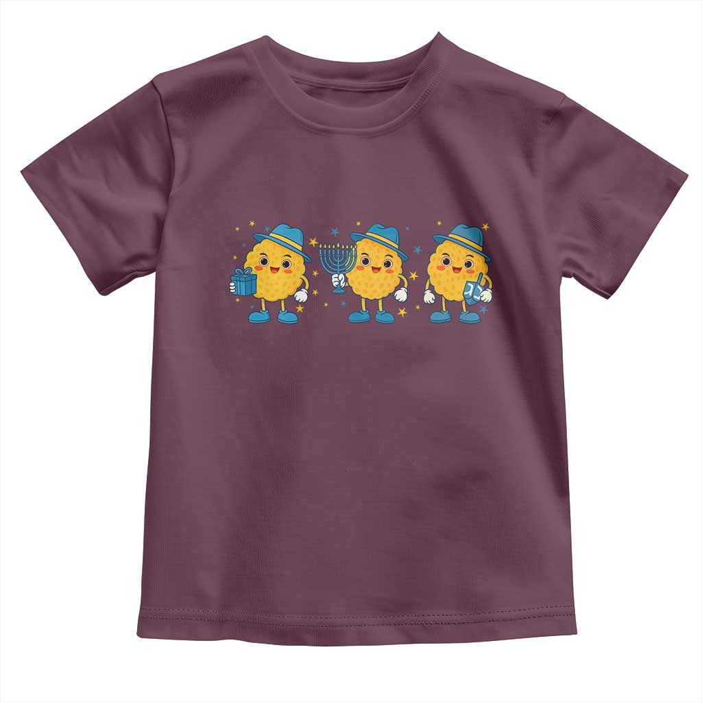 Latke For The Holidays Toddler T Shirt Hanukkah Jewish Christmas Gift TS12 Maroon Print Your Wear