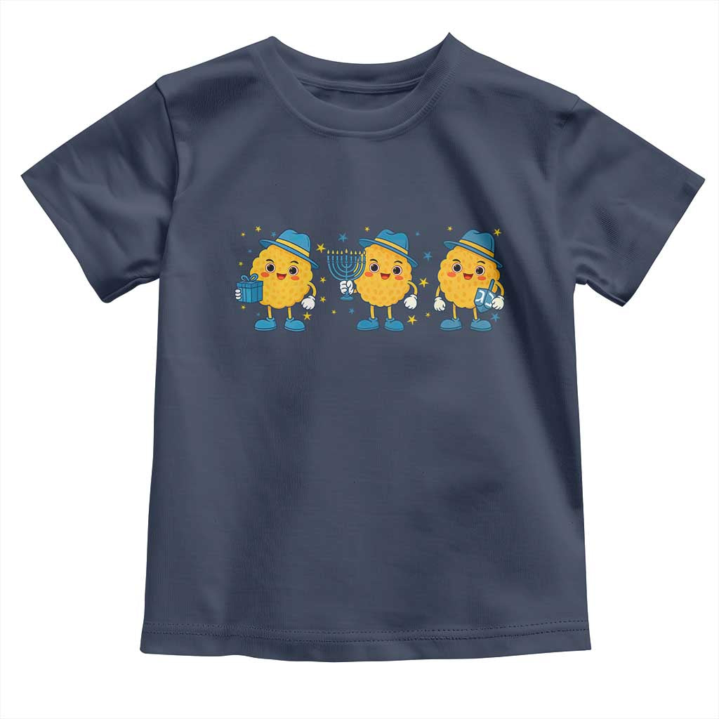 Latke For The Holidays Toddler T Shirt Hanukkah Jewish Christmas Gift TS12 Navy Print Your Wear
