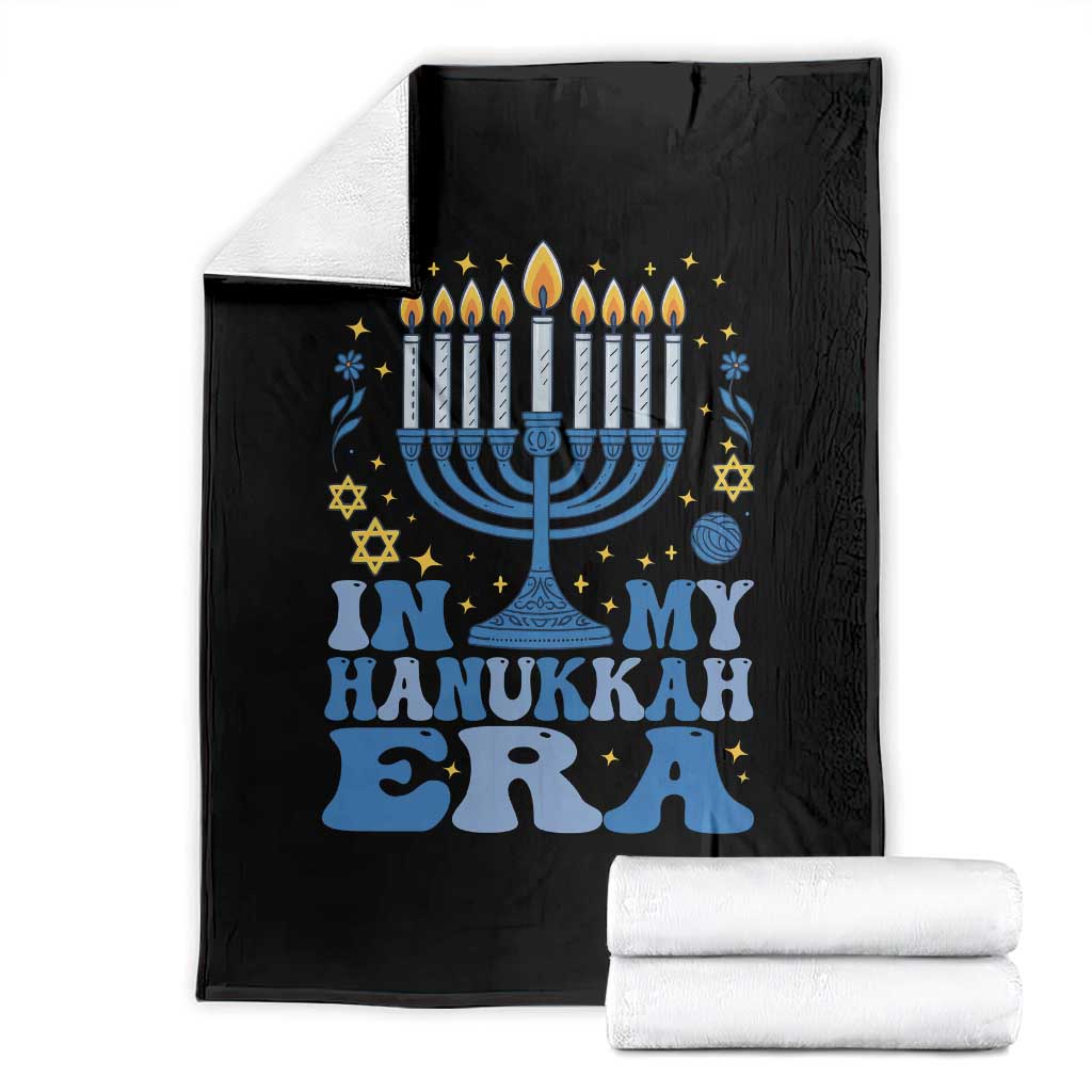 In My Hanukkah Era Throw Blanket Festival Of Lights Gift TS12 Black Print Your Wear