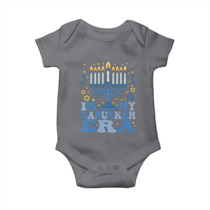 In My Hanukkah Era Baby Onesie Festival Of Lights Gift TS12 Charcoal Print Your Wear
