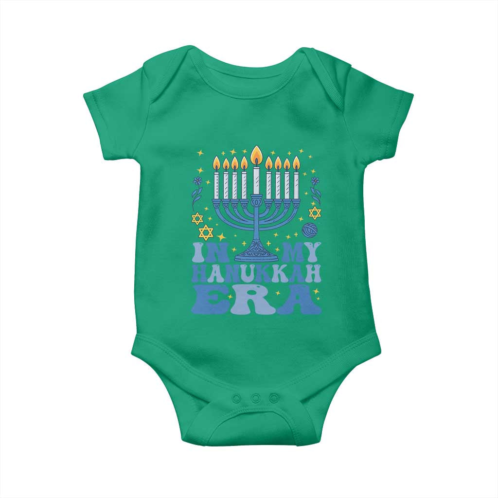 In My Hanukkah Era Baby Onesie Festival Of Lights Gift TS12 Irish Green Print Your Wear