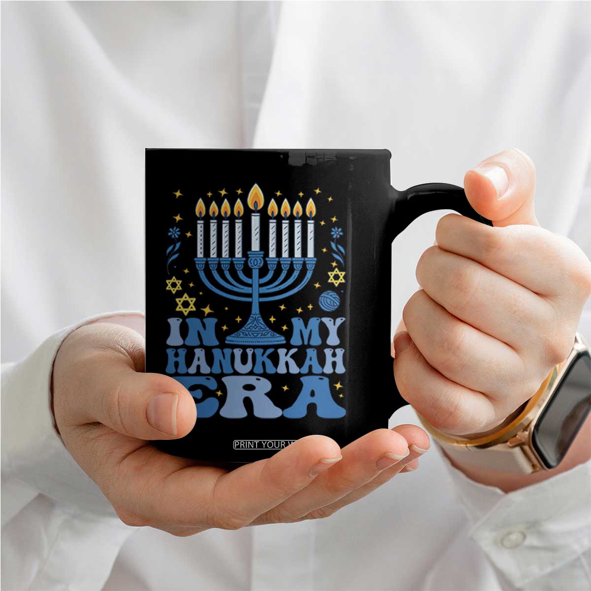 In My Hanukkah Era Coffee Mug Festival Of Lights Gift TS12 Print Your Wear