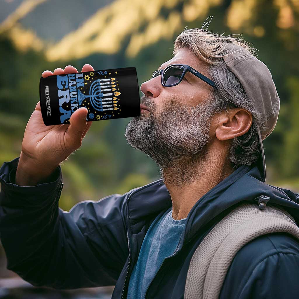 In My Hanukkah Era 4 in 1 Can Cooler Tumbler Festival Of Lights Gift TS12 Print Your Wear