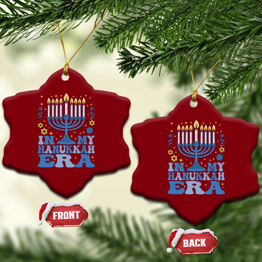 In My Hanukkah Era Ceramic Ornament Festival Of Lights Gift TS12 Print Your Wear