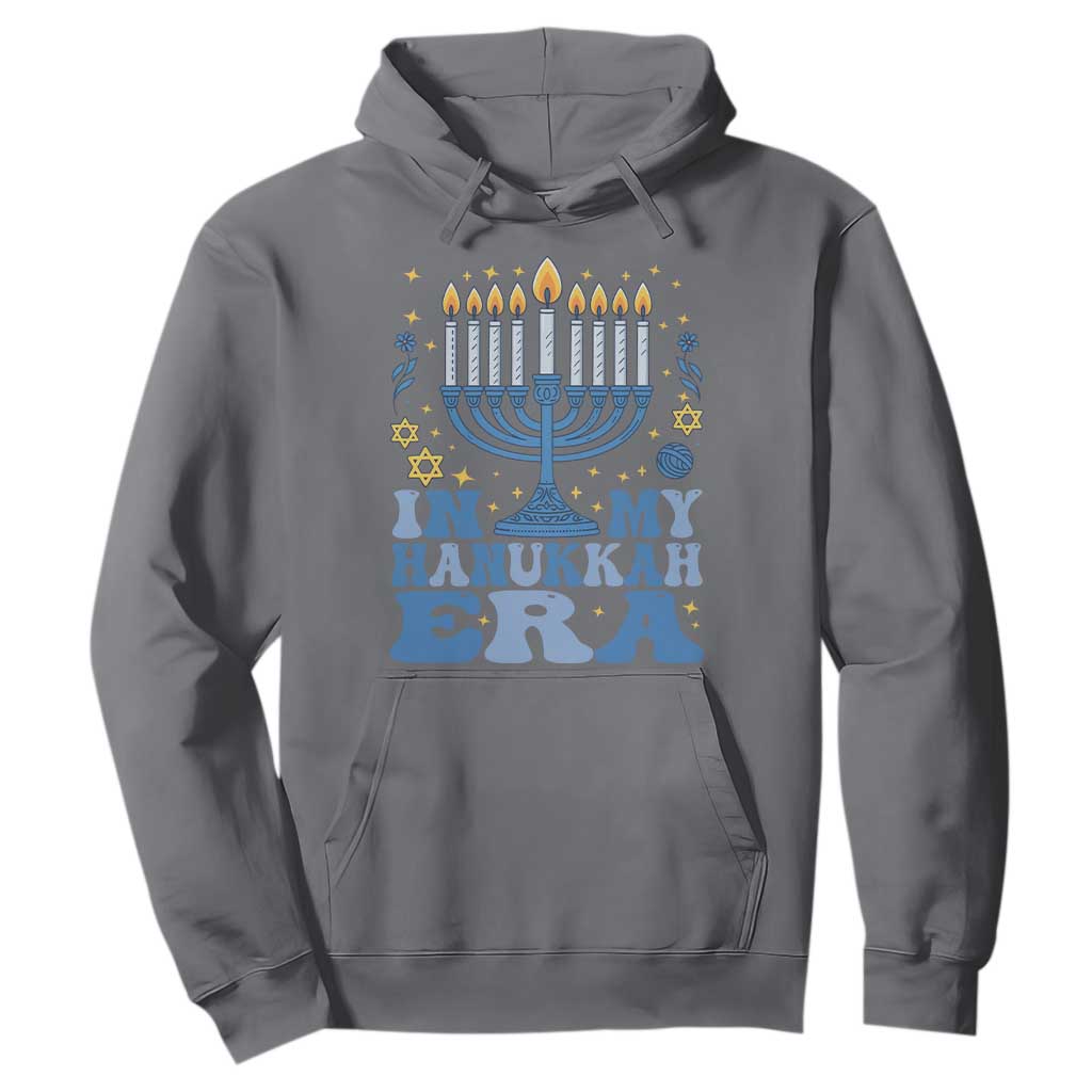 In My Hanukkah Era Hoodie Festival Of Lights Gift TS12 Charcoal Print Your Wear