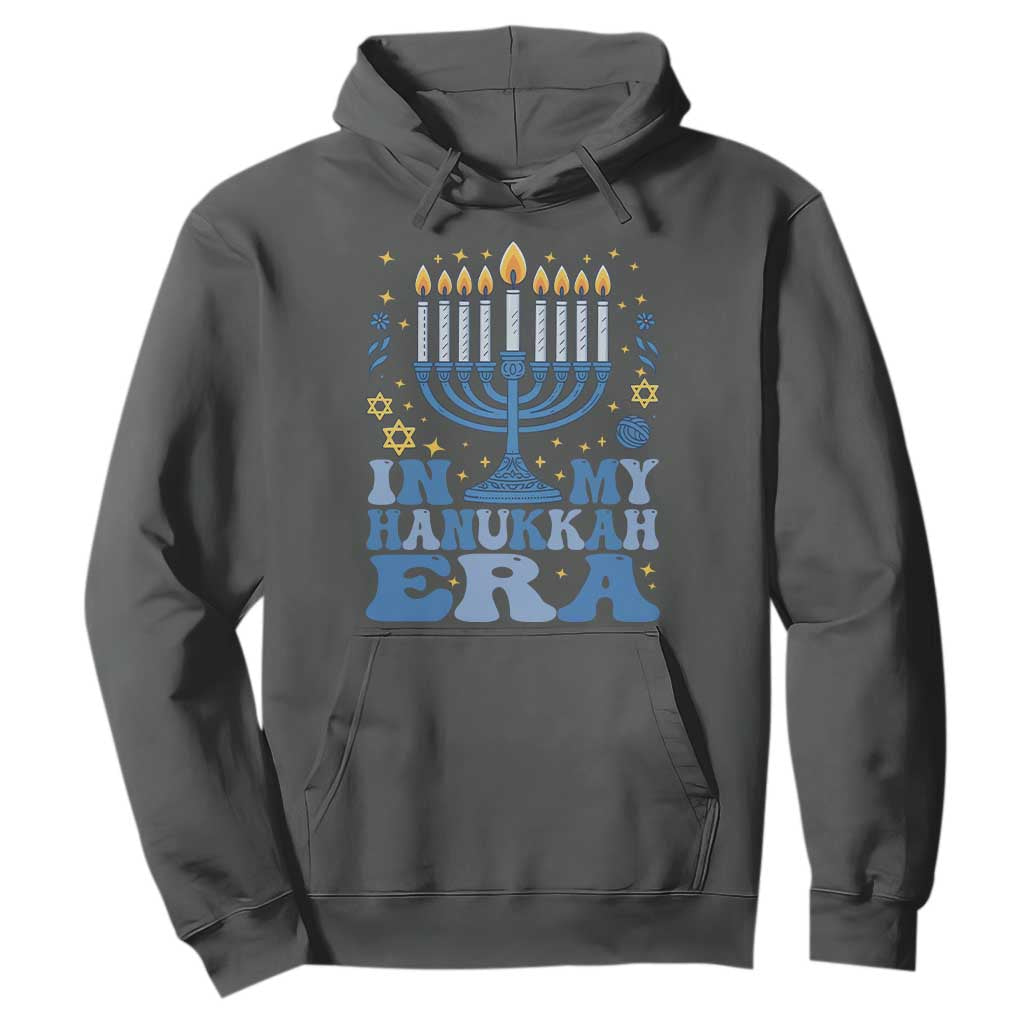 In My Hanukkah Era Hoodie Festival Of Lights Gift TS12 Dark Heather Print Your Wear