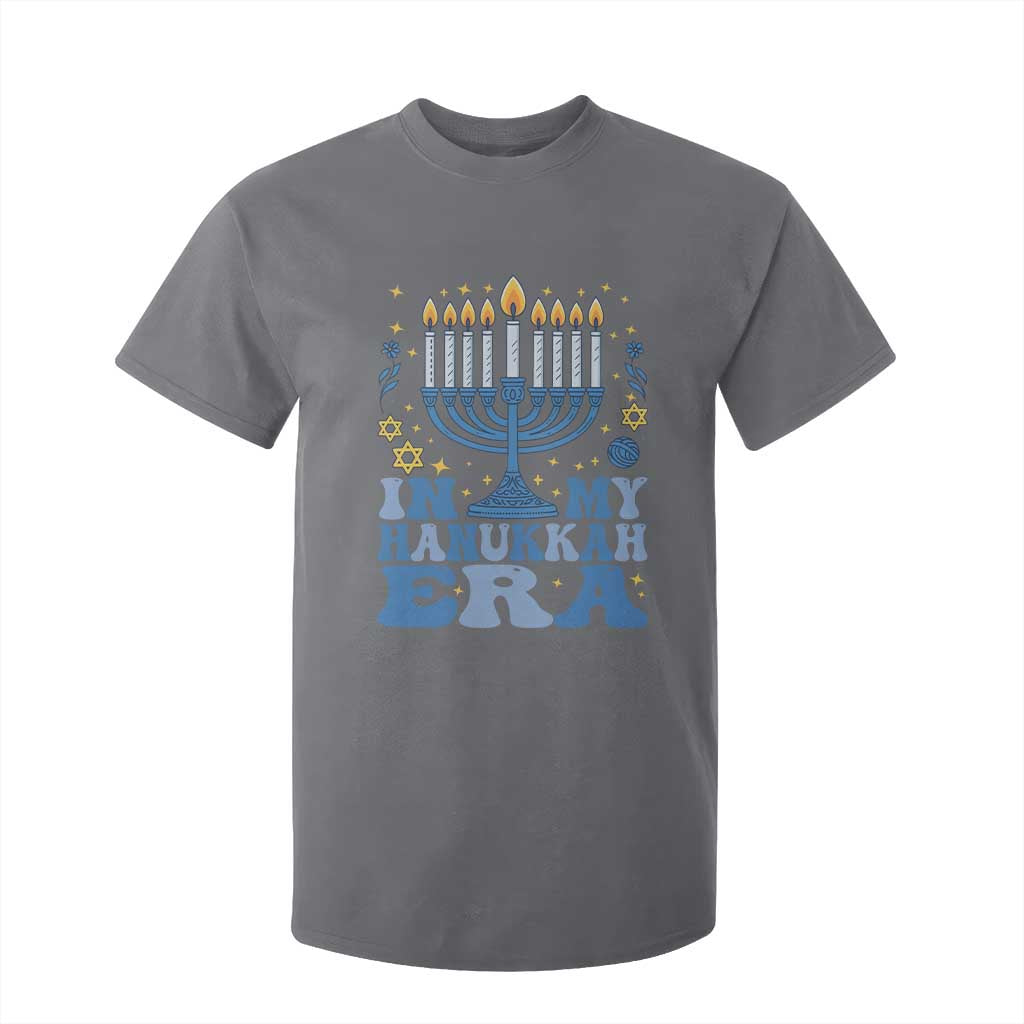In My Hanukkah Era T Shirt For Kid Festival Of Lights Gift TS12 Charcoal Print Your Wear