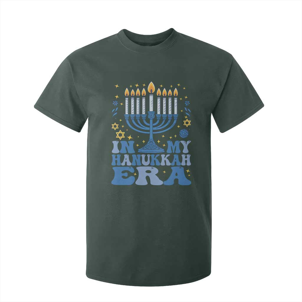 In My Hanukkah Era T Shirt For Kid Festival Of Lights Gift TS12 Dark Forest Green Print Your Wear