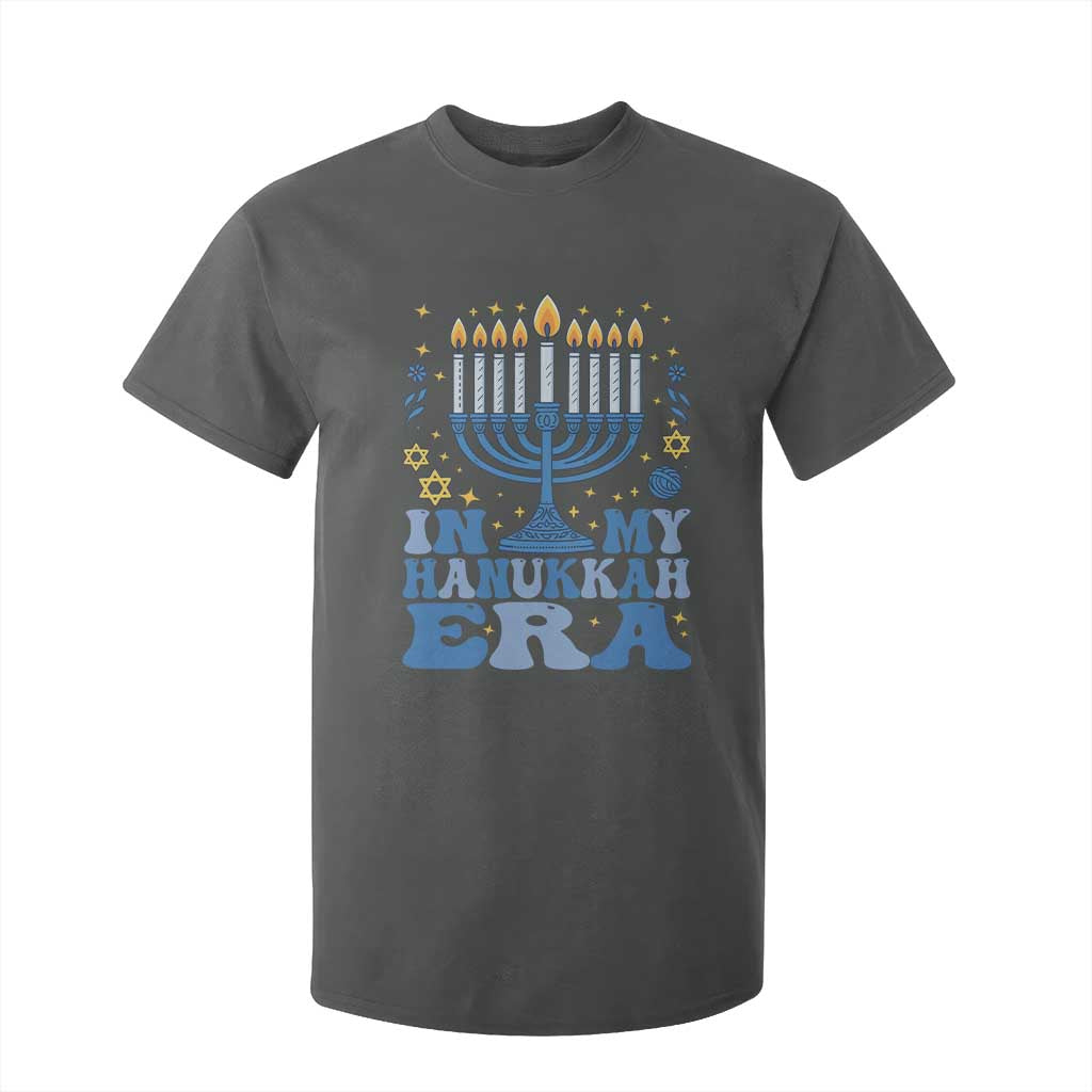 In My Hanukkah Era T Shirt For Kid Festival Of Lights Gift TS12 Dark Heather Print Your Wear