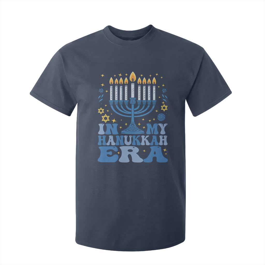 In My Hanukkah Era T Shirt For Kid Festival Of Lights Gift TS12 Navy Print Your Wear