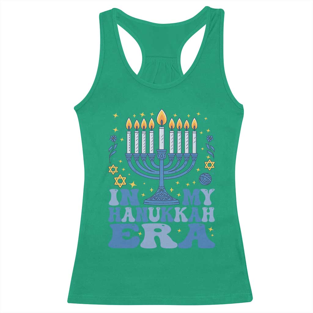 In My Hanukkah Era Racerback Tank Top Festival Of Lights Gift TS12 Irish Green Print Your Wear