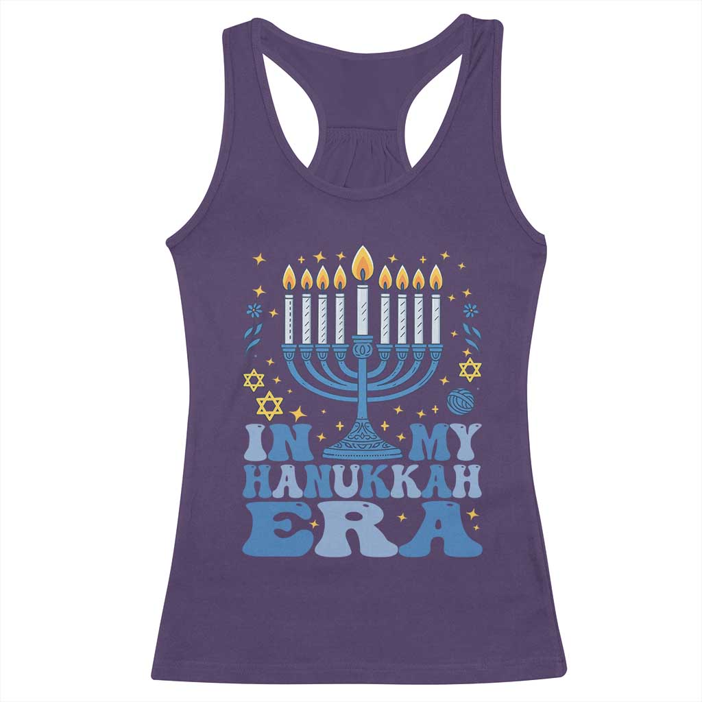 In My Hanukkah Era Racerback Tank Top Festival Of Lights Gift TS12 Purple Print Your Wear