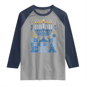 In My Hanukkah Era Raglan Shirt Festival Of Lights Gift TS12 Sport Gray Navy Print Your Wear