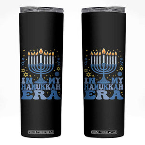 In My Hanukkah Era Skinny Tumbler Festival Of Lights Gift TS12 Black Print Your Wear