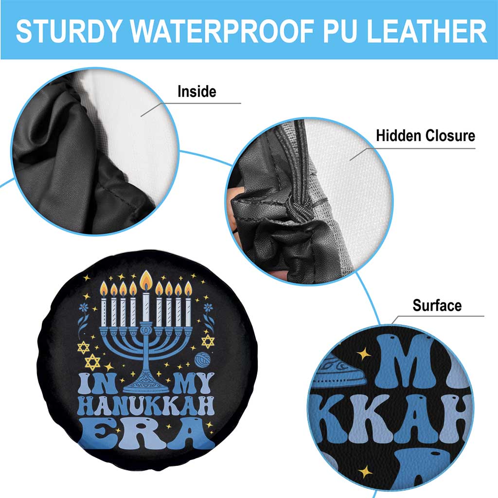 In My Hanukkah Era Spare Tire Cover Festival Of Lights Gift TS12 Print Your Wear
