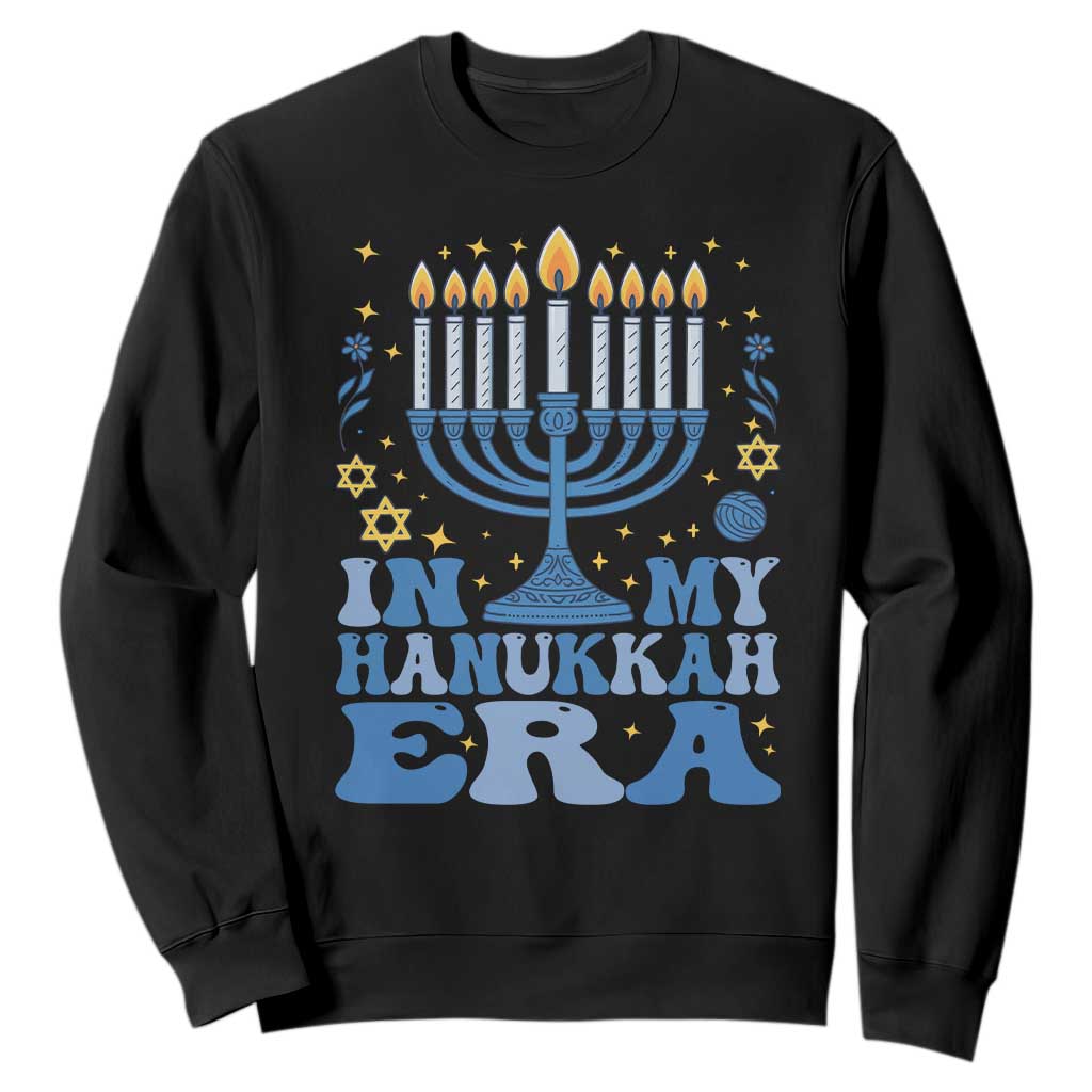 In My Hanukkah Era Sweatshirt Festival Of Lights Gift TS12 Black Print Your Wear