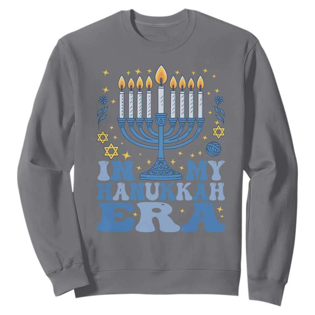 In My Hanukkah Era Sweatshirt Festival Of Lights Gift TS12 Charcoal Print Your Wear