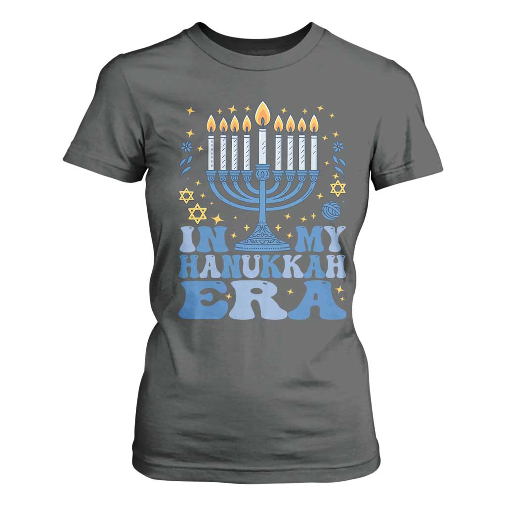 In My Hanukkah Era T Shirt For Women Festival Of Lights Gift TS12 Dark Heather Print Your Wear