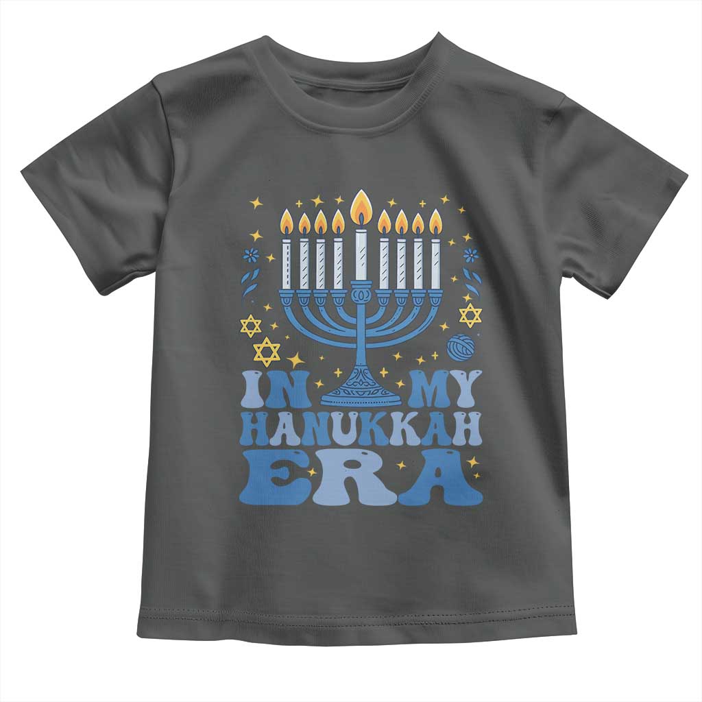 In My Hanukkah Era Toddler T Shirt Festival Of Lights Gift TS12 Dark Heather Print Your Wear