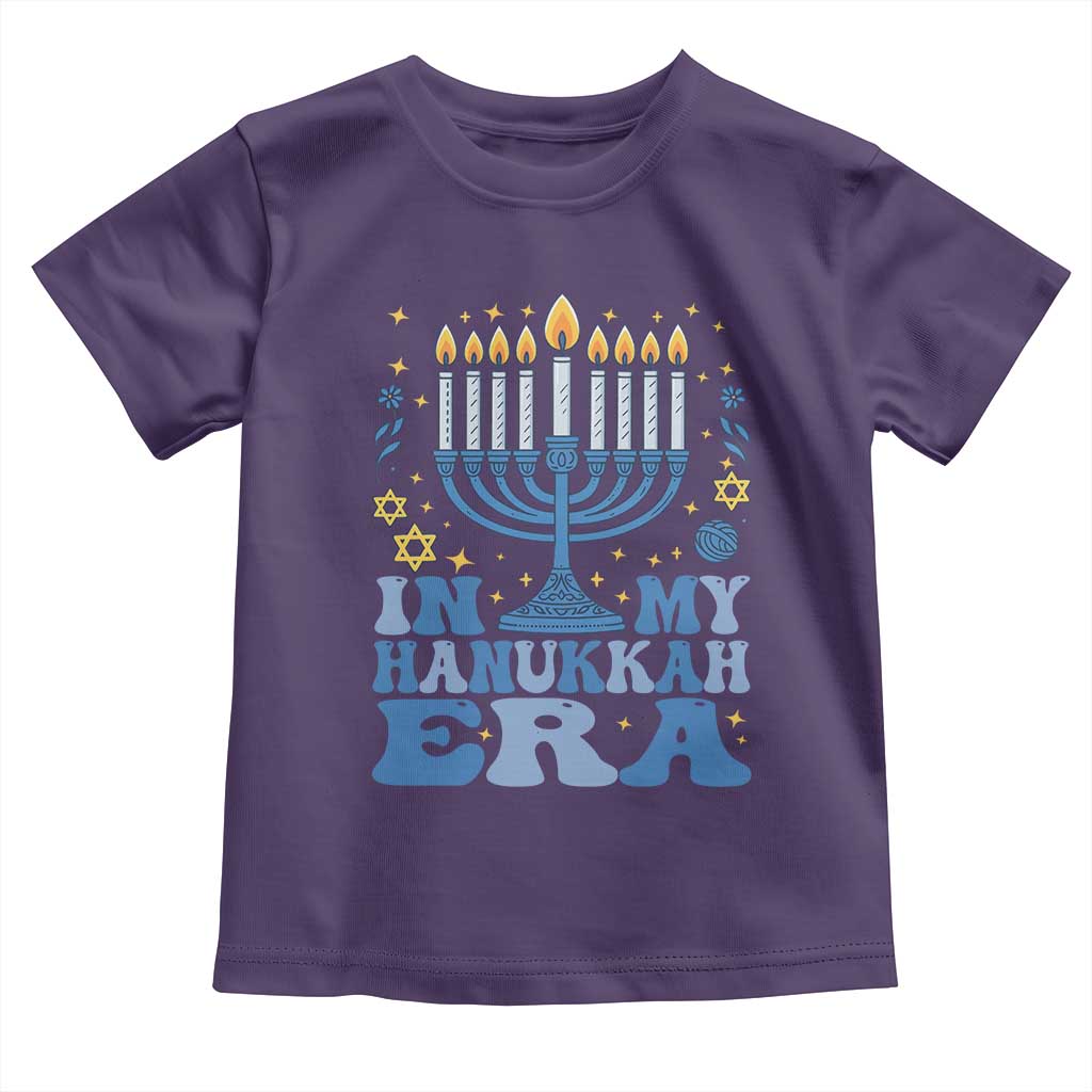 In My Hanukkah Era Toddler T Shirt Festival Of Lights Gift TS12 Purple Print Your Wear