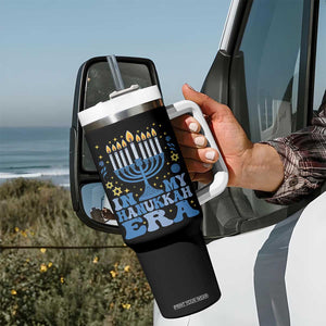In My Hanukkah Era Tumbler With Handle Festival Of Lights Gift TS12 Print Your Wear
