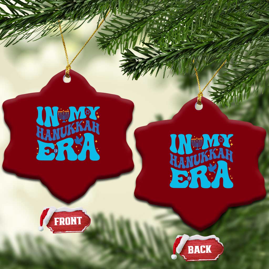 In My Hanukkah Era Ceramic Ornament Jewish Holiday Celebration Gift TS12 Print Your Wear