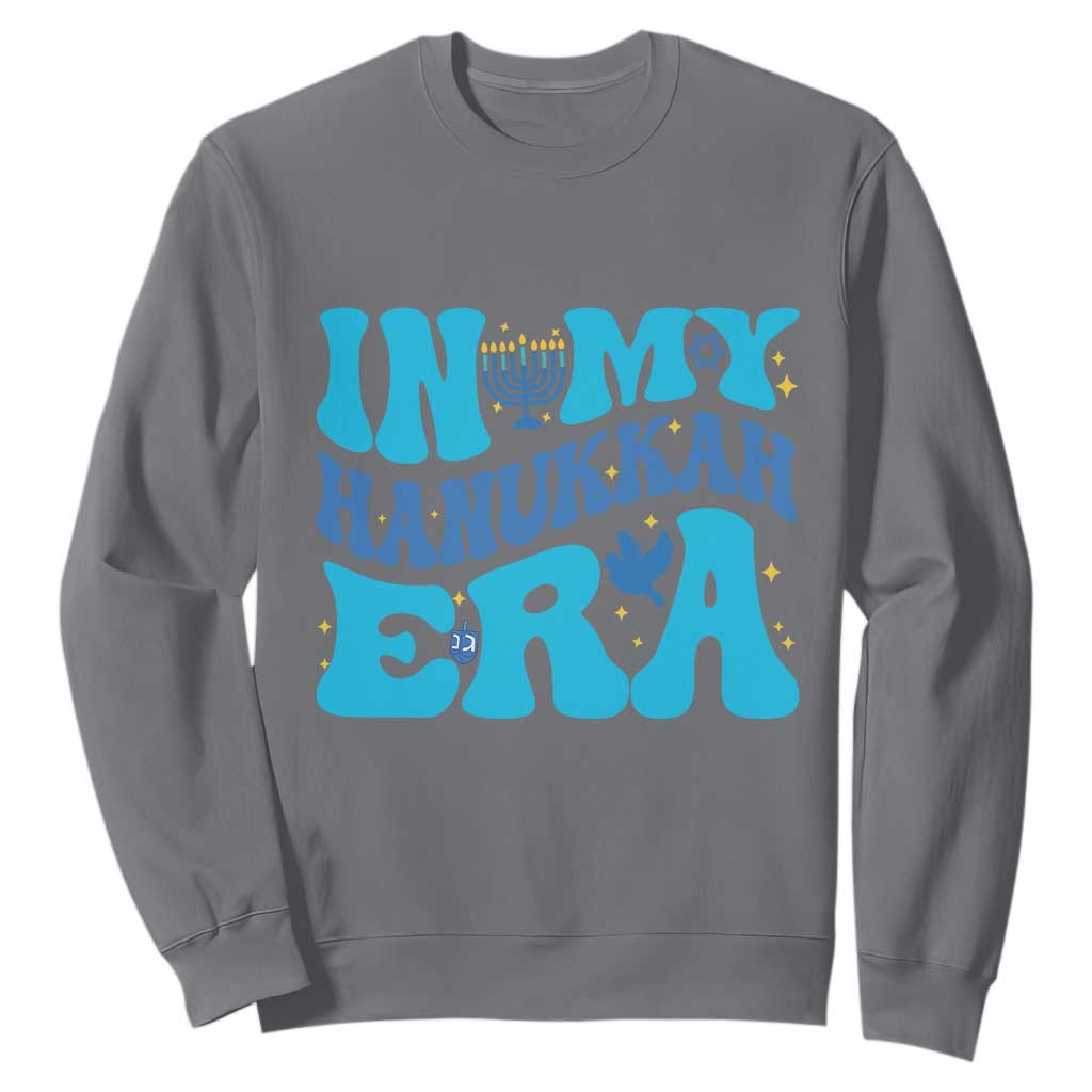 In My Hanukkah Era Sweatshirt Jewish Holiday Celebration Gift TS12 Charcoal Print Your Wear