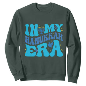 In My Hanukkah Era Sweatshirt Jewish Holiday Celebration Gift TS12 Dark Forest Green Print Your Wear