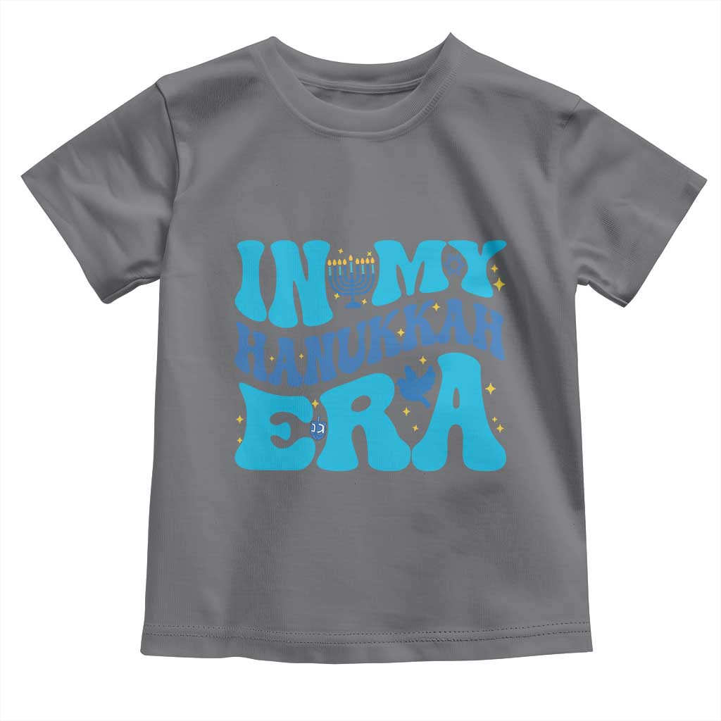 In My Hanukkah Era Toddler T Shirt Jewish Holiday Celebration Gift TS12 Charcoal Print Your Wear