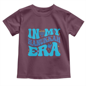 In My Hanukkah Era Toddler T Shirt Jewish Holiday Celebration Gift TS12 Maroon Print Your Wear