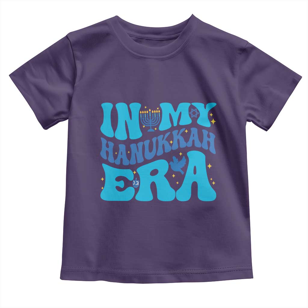 In My Hanukkah Era Toddler T Shirt Jewish Holiday Celebration Gift TS12 Purple Print Your Wear