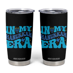 In My Hanukkah Era Tumbler Cup Jewish Holiday Celebration Gift TS12 Black Print Your Wear