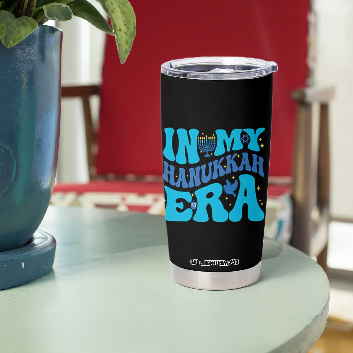 In My Hanukkah Era Tumbler Cup Jewish Holiday Celebration Gift TS12 Print Your Wear
