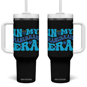 In My Hanukkah Era Tumbler With Handle Jewish Holiday Celebration Gift TS12 One Size: 40 oz Black Print Your Wear