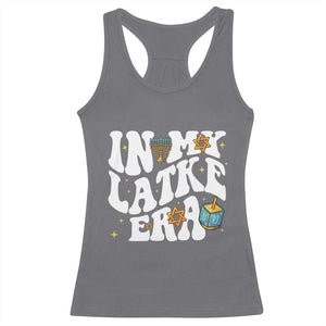 Hanukkah Jewish Holiday Gift Racerback Tank Top In My Latke Era TS12 Charcoal Print Your Wear