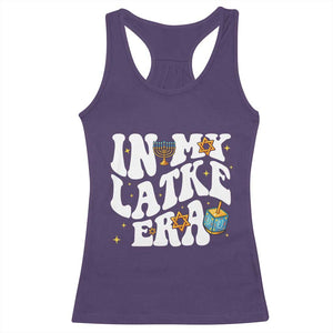 Hanukkah Jewish Holiday Gift Racerback Tank Top In My Latke Era TS12 Purple Print Your Wear