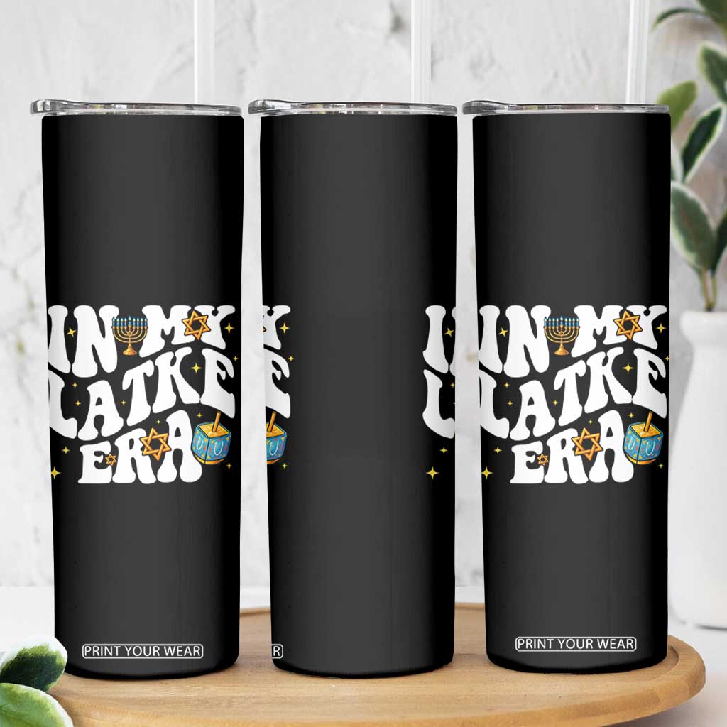 Hanukkah Jewish Holiday Gift Skinny Tumbler In My Latke Era TS12 Print Your Wear
